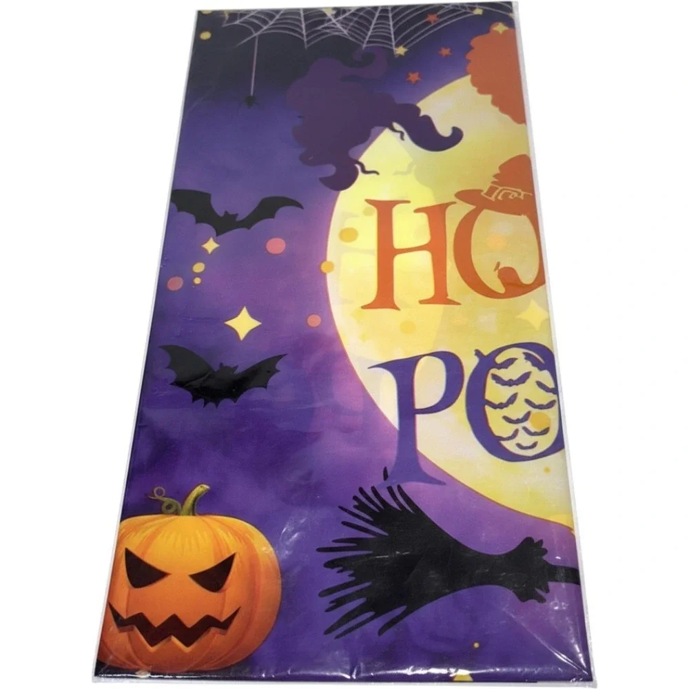 Hocus Pocus Halloween Party Supplies Bundle Plates Cups‎ Spider Web Decorations